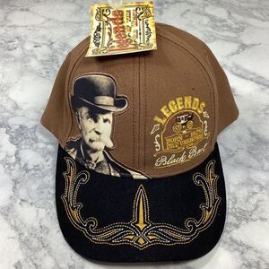 Black Bart Legends Of The Old West Hat Cap New With Tags One Size Brown Black